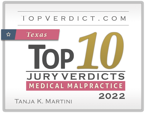 Martini's Top 10 Med Mal Verdict of 2022 Badge